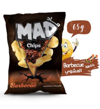 MAD CHIPS BARBECUE 65G
